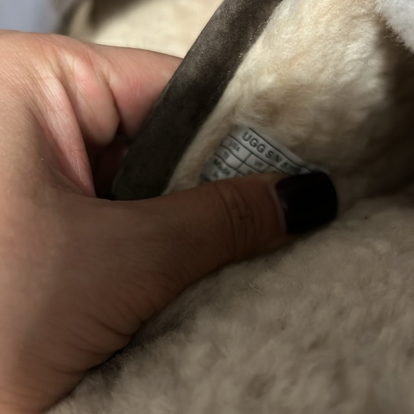 Scuff Slippers w/Fur, Tan Brown Men's Size US 13 - Picture 4 of 5